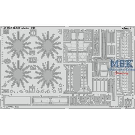 Consolidated B-24D Liberator exterior 1/48