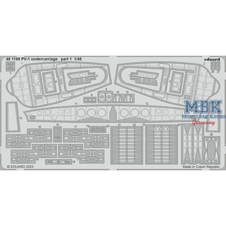 Lockheed PV-1 Ventura undercarriage 1/48