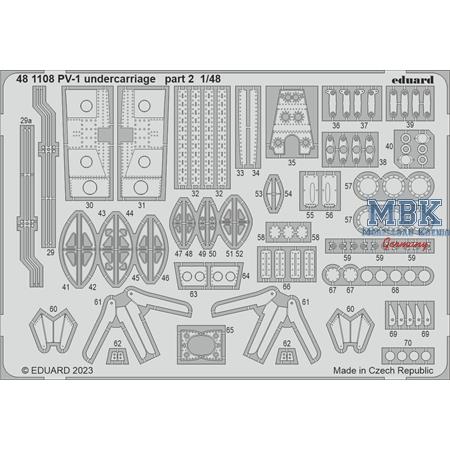 Lockheed PV-1 Ventura undercarriage 1/48