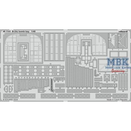 Consolidated B-24J Liberator bomb bay 1/48