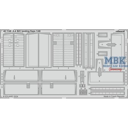 Douglas A-4B/C Skyhawk landing flaps 1/48