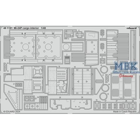 Mil Mi-24P cargo interior 1/48