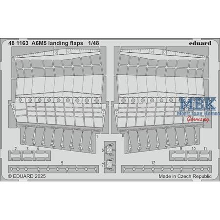 Mitsubishi A6M5 landing flaps 1/48