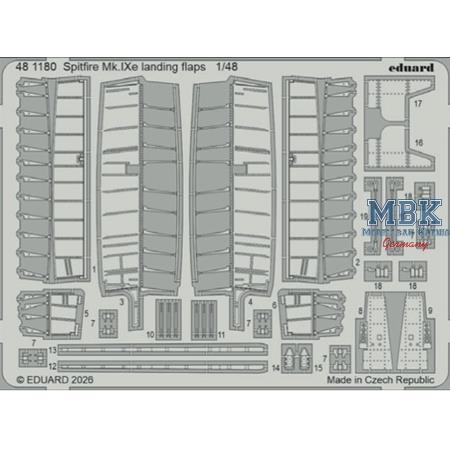 Supermarine Spitfire Mk.IXe landing flaps 1/48
