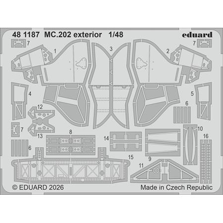 Macchi MC.202 exterior  1/48