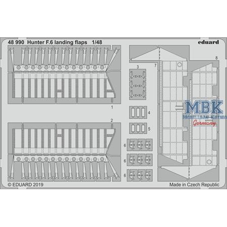 Hunter F.6 landing flaps 1/48