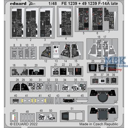 Grumman F-14A Tomcat late interior 1/48