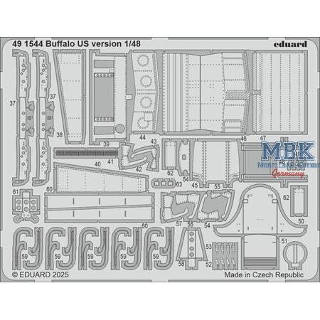 Brewster F2A-2 Buffalo US version 1/48