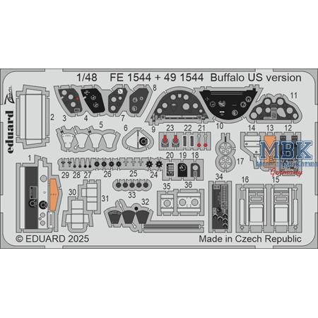 Brewster F2A-2 Buffalo US version 1/48