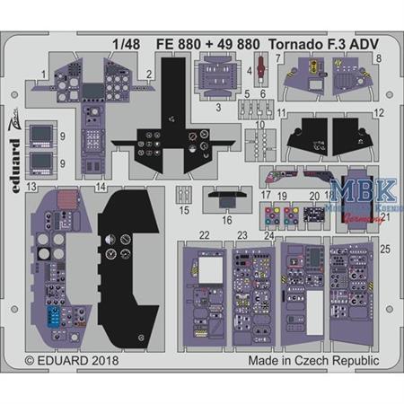 Tornado F.3 ADV interior 1/48