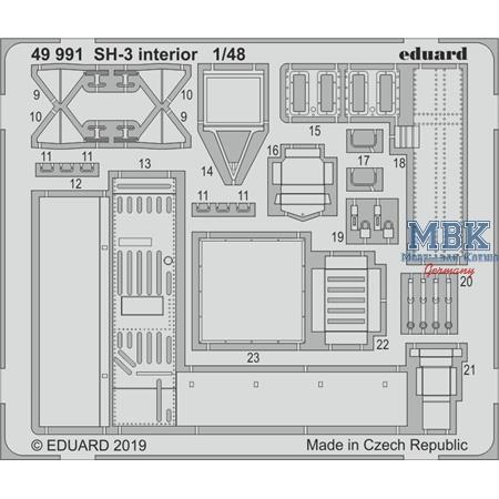 Sikorsky SH-3H Sea King interior 1/48