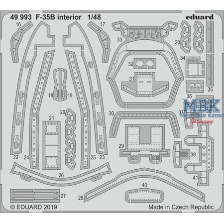 Lockheed-Martin F-35B interior 1/48