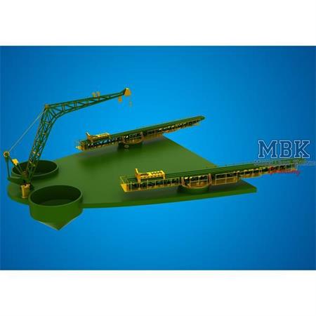 USS Missouri part 3 - crane and catapults 1:200