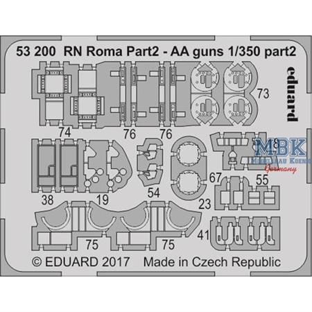 RN Roma pt. 2 AA guns 1/350