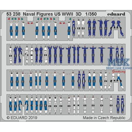 Naval Figures US WWII 3D 1/350 0