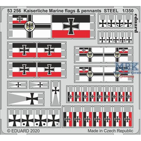 Kaiserliche Marine Flags & Pennants Steel 1/350