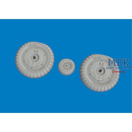 Messerschmitt Bf-109G-5/6 wheels 1/24