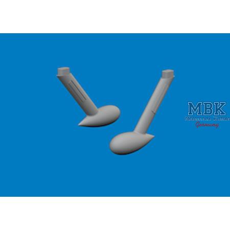 Messerschmitt Bf-109G balance weights PRINT 1/24
