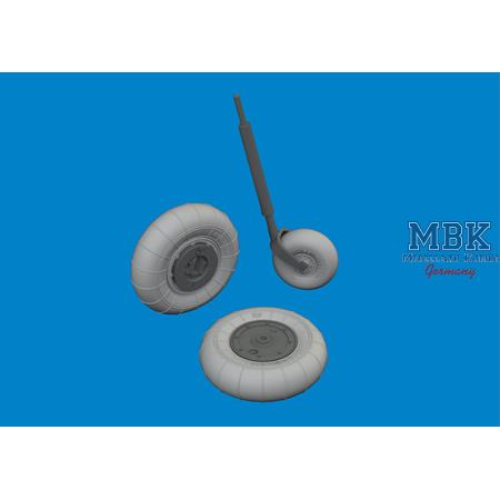 Messerschmitt Bf-109K-4 wheels 1/32