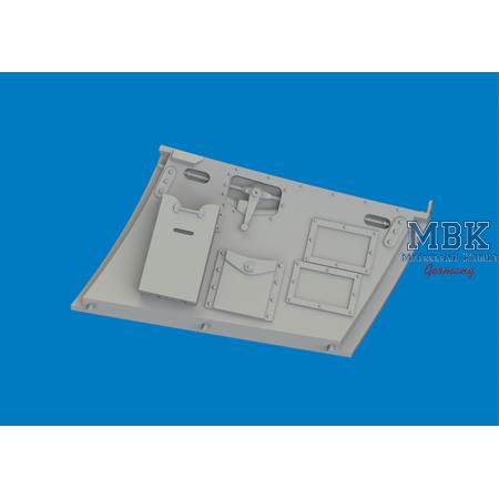 Hawker Hurricane Mk.II cockpit door PRINT 1/32