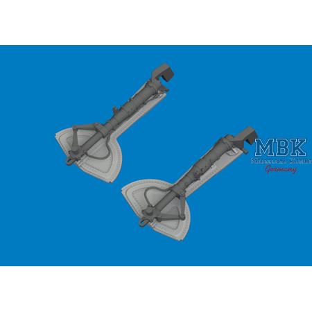 Messerschmitt Bf-109G undercarriage legs
