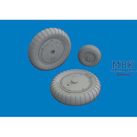 Messerschmitt Bf-109G wheels