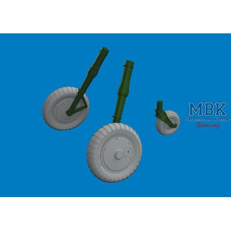 Messerschmitt Bf-109G wheels