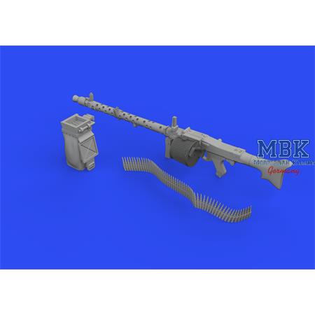 MG 34 gun with ammunition belt 3D PRINTED 1/3