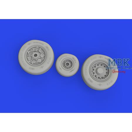 Fairchild A-10C Thunderbolt II wheels 1/48