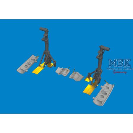 Curtiss P-40E Warhawk undercarriage 3D PRINT 1/48