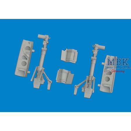 Curtiss P-40E Warhawk undercarriage 3D PRINT 1/48