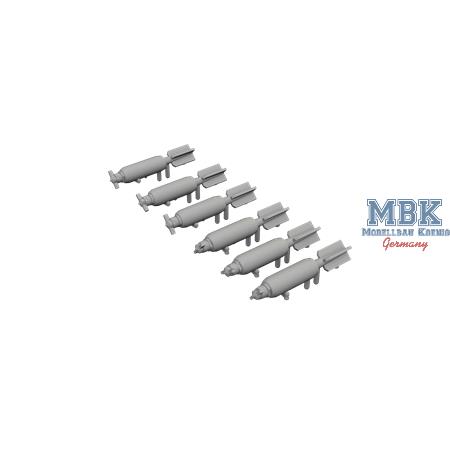Curtiss P-40E Warhawk 30lb fragmentation bomb 1/48