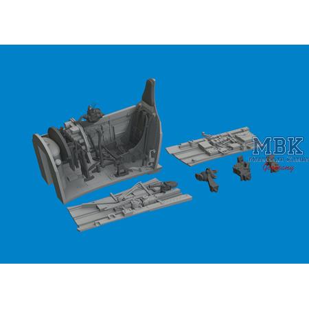 Curtiss P-40E Warhawk cockpit PRINT 1/48
