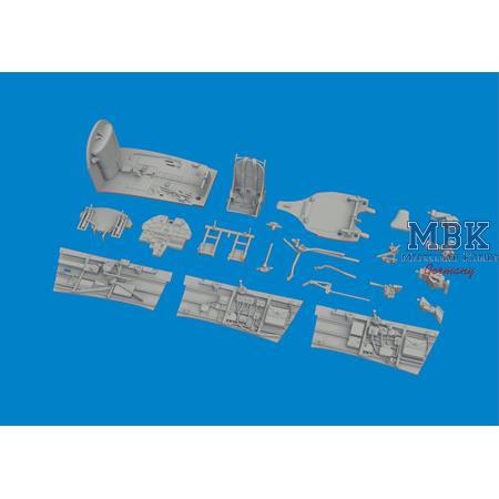 Curtiss P-40E Warhawk cockpit PRINT 1/48