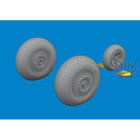 Martin B-26G Marauder wheels 1/48