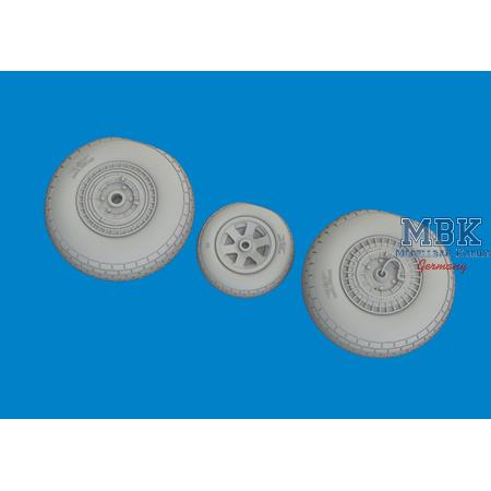Martin B-26G Marauder wheels 1/48