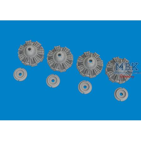 Consolidated B-24D Liberator engines PRINT 1/48