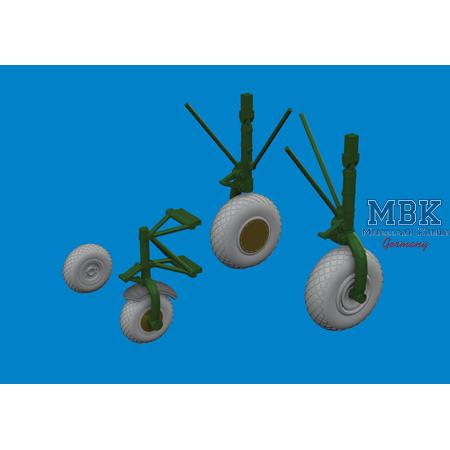 Consolidated B-24D Liberator wheels 1/48