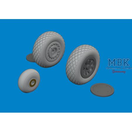 Douglas Boston III / US DB-7B wheels 1/48
