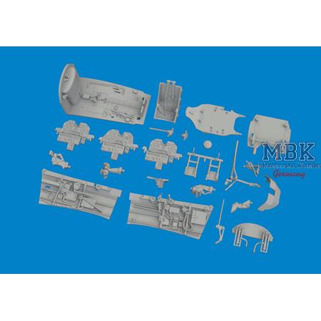 Curtiss P-40N Warhawk cockpit PRINT 1/48