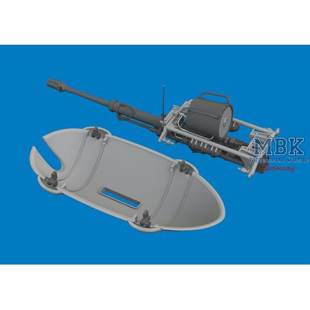 Henschel Hs-129B MK 101 gun pod  (PRINT) 1/48