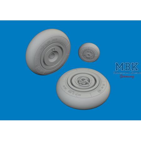 Henschel Hs-129B wheels 1/48