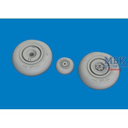 Henschel Hs-129B wheels 1/48