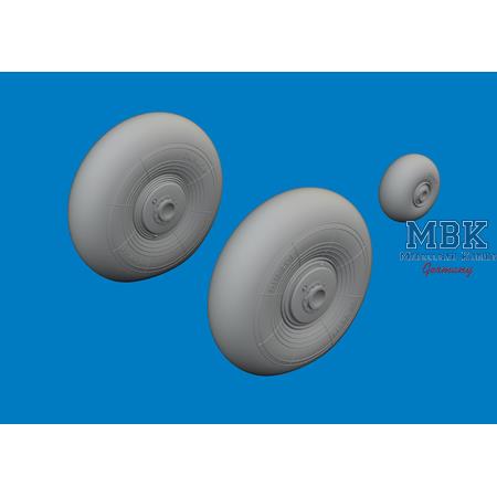 Bristol Beaufighter Mk.VI wheels 1/48