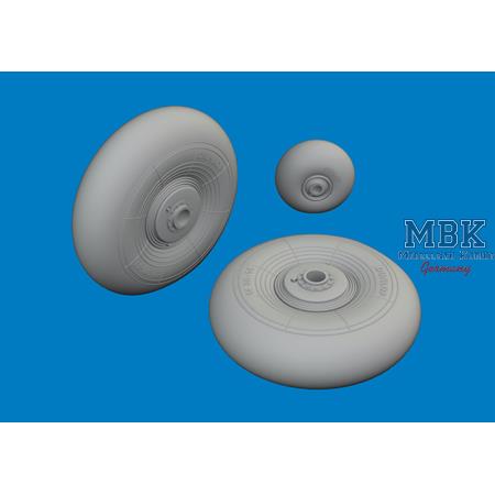 Bristol Beaufighter Mk.VI wheels 1/48