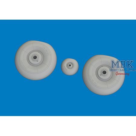 Bristol Beaufighter Mk.VI wheels 1/48