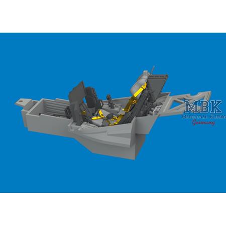 Lockheed-Martin F-35C cockpit (PRINT) 1/48