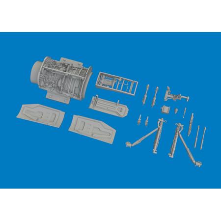 Lockheed-Martin F-16C wheel bays & legs (PRINT)