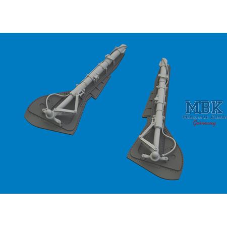 Focke-Wulf Fw-190A-8 undercarriage legs PRINT