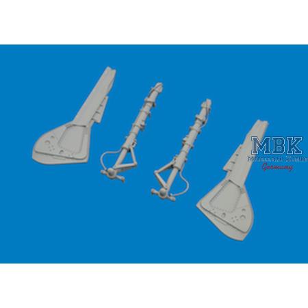 Focke-Wulf Fw-190A-8 / R2 undercarriage legs PRINT